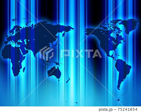 ネットワーク　光線　背景素材 75241654