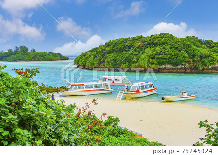 石垣島川平湾 沖縄県 75245024
