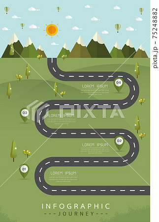 infographics Landscape background Vector illustration 75248882