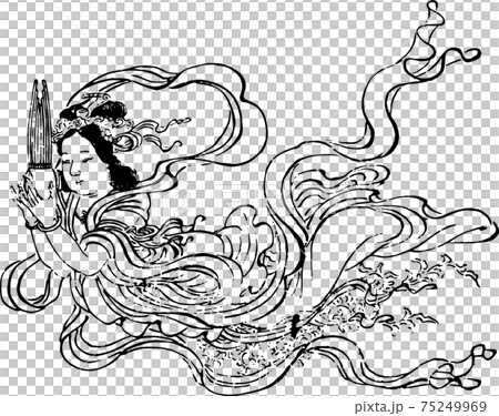 飛天少女（朝左） 75249969