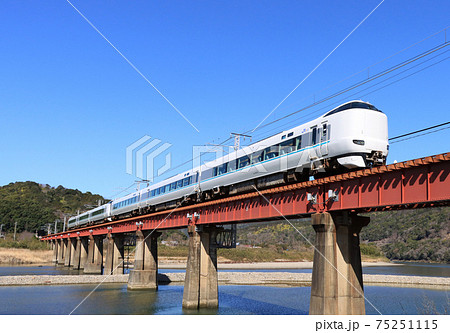 紀勢本線 日置川を渡る特急くろしお 紀勢本線 日置川を渡る特急くろしお 75251115