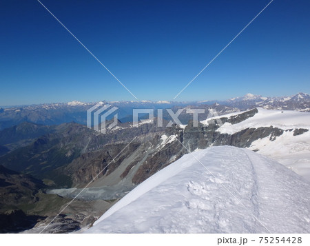 ブライトホルン山頂からの眺望 75254428