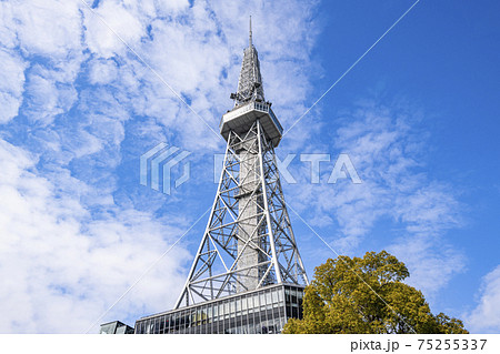 愛知県名古屋市 晴天の名古屋テレビ塔 愛知県名古屋市 晴天の名古屋テレビ塔 75255337