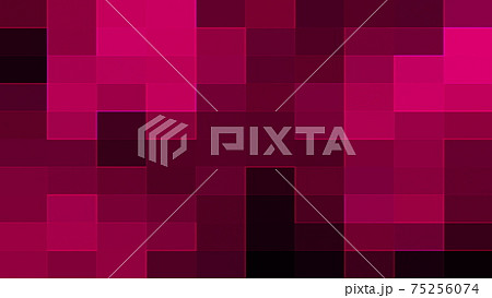 Multicolor mosaic of various shapes. Computer generated abstract background, 3d rendering 75256074