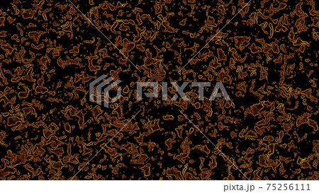 3d rendering of reproduction microbes. Microscopic plate. Infection and virus. Computer generated scientific background 75256111