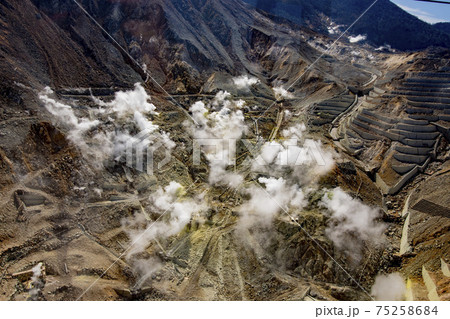 箱根大涌谷全景 75258684