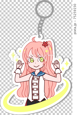 Girl Moe V Tuber Goods Acrylic Keychain Girl Moe V Tuber Goods Acrylic Keychain 75259150