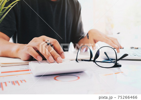 and business working background, tax, accounting, statistics a 75266466