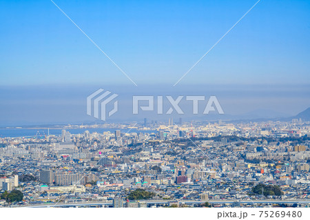 油山からの福岡市 75269480
