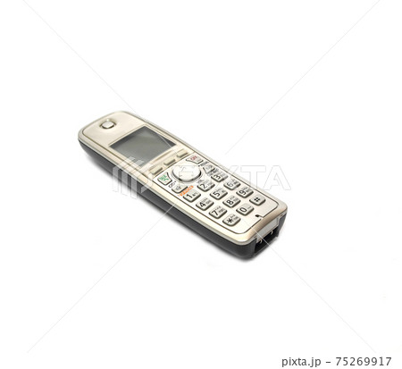 cordless phone isolated on a white background cordless phone isolated on a white background 75269917