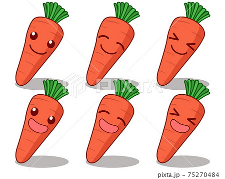 笑顔のニンジン 75270484