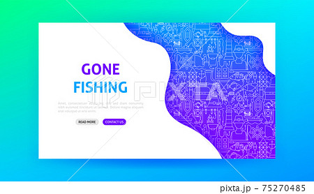 Gone Fishing Landing Page 75270485