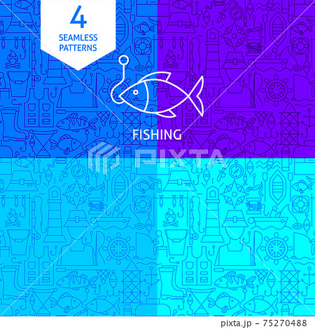 Line Fishing Patterns Line Fishing Patterns 75270488