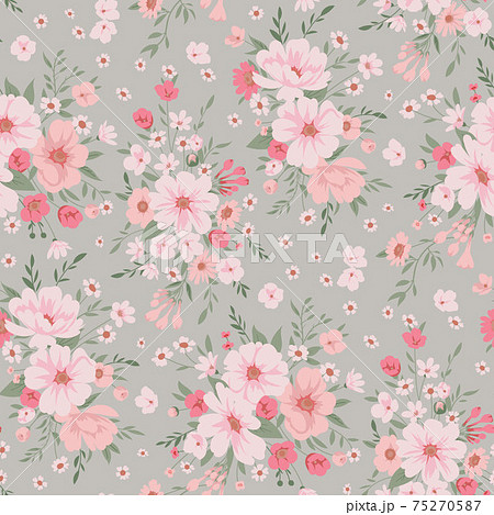 Seamless pattern with cute 2 75270587