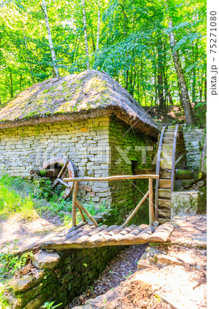 Old watermill in Pyrohiv (Pirogovo) village near Kiev, Ukraine 75271080