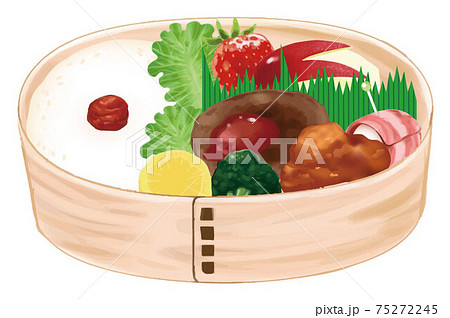 お弁当素材 お弁当素材 75272245