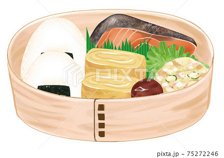 お弁当素材 75272246