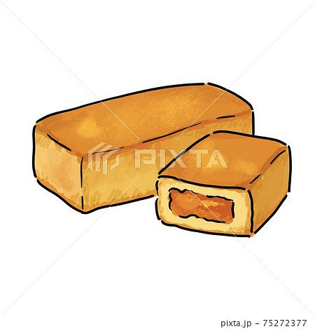 台湾スイーツ パイナップルケーキのイラスト素材 台湾スイーツ パイナップルケーキのイラスト素材