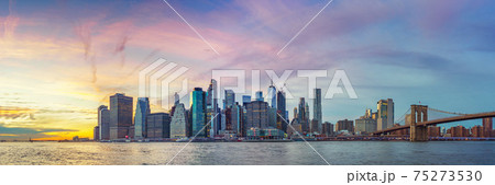 Manhattan at sunset Manhattan at sunset 75273530