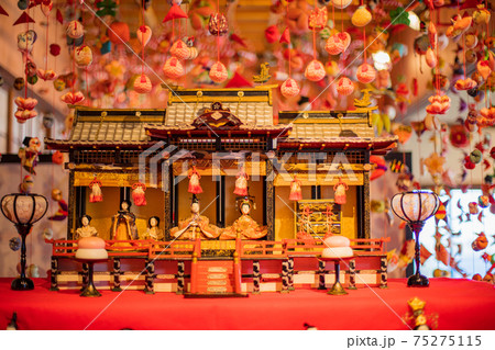 （静岡県）雛の館むかい庵　吊るし雛 75275115