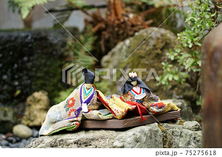 四季の散歩　勝山　雛祭り 75275618