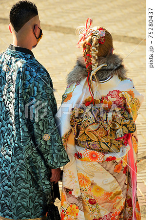 和服　成人式　 75280437