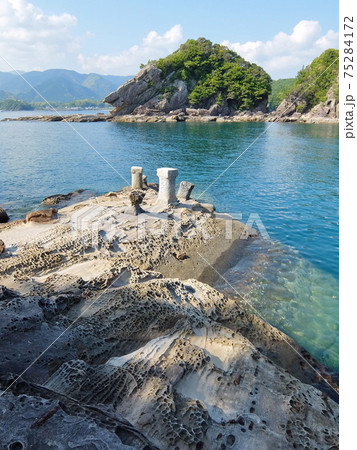 土佐清水の景勝地　見残し海岸 75284172