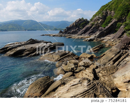 土佐清水の景勝地　見残し海岸 75284181