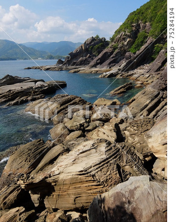 土佐清水の景勝地　見残し海岸 75284194