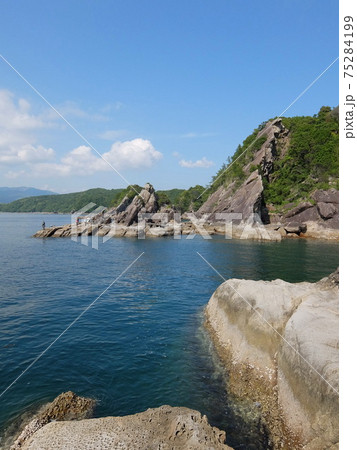 土佐清水の景勝地　見残し海岸 75284199