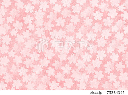優しいタッチの桜のイラスト 75284345
