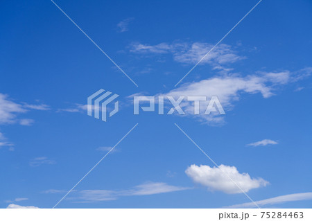 空の写真　青い空・白い雲 75284463