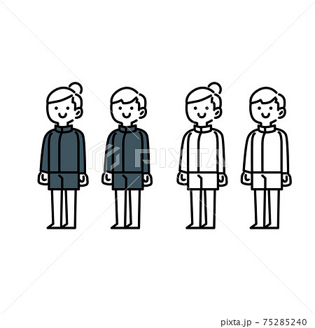 ラッシュガードを着た人イラスト素材のイラスト素材