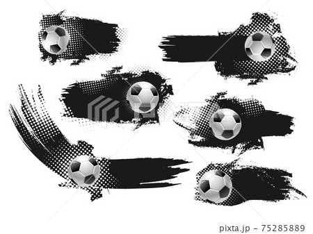 Soccer football banners blank vector templates 75285889