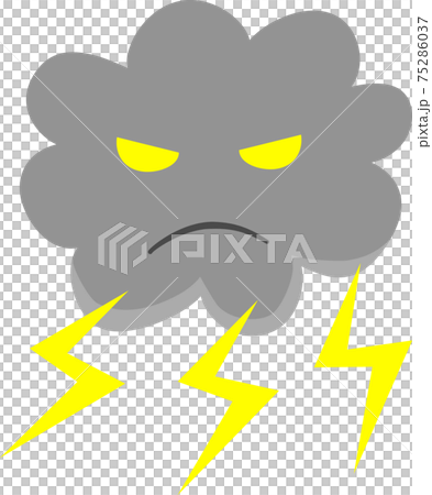 No simple thundercloud background 75286037