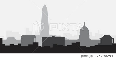 Washington DC skyline, District of Columbia, USA. 75290294