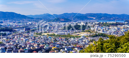 御館山展望台　パノラマ　【長崎県諫早市】 75290500