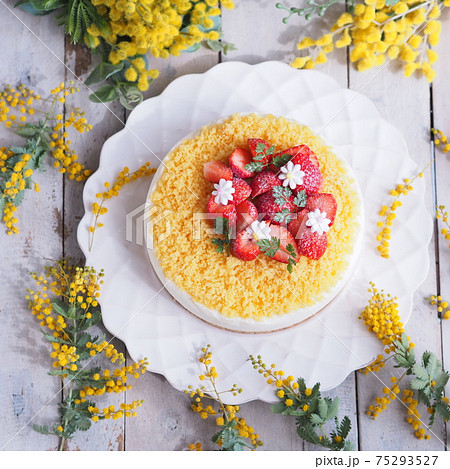 ミモザの日 ミモザケーキ 75293527