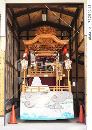 津山市二宮にある神社「高野神社」:だんじり 津山市二宮にある神社「高野神社」:だんじり 75294113