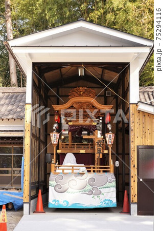 津山市二宮にある神社「高野神社」:だんじり 津山市二宮にある神社「高野神社」:だんじり 75294116