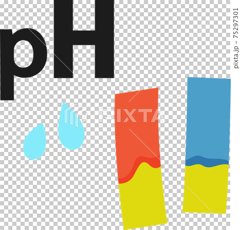 PH test paper with changed color PH test paper with changed color 75297301