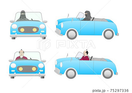 車と忍者と殿ー青 車と忍者と殿ー青 75297336