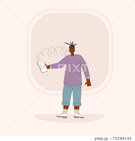 Online Conference With Different People Social のイラスト素材