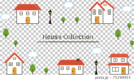 Cute house set (colorful) 75299955