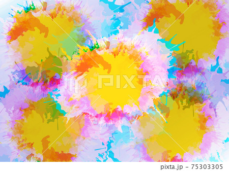 Abstract vector splatter watercolor background design. illustration vector design. Abstract vector splatter watercolor background design. illustration vector design. 75303305