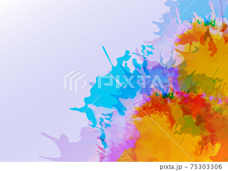 Abstract vector splatter watercolor background design. illustration vector design. Abstract vector splatter watercolor background design. illustration vector design. 75303306