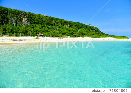 宮古島の絶景ビーチ 75304805