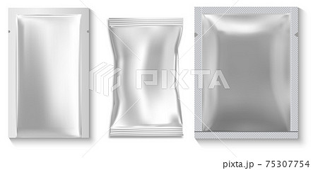Wet wipe package. Sample pouch, silver sachet bag Wet wipe package. Sample pouch, silver sachet bag 75307754