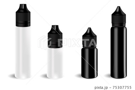 Vape bottle. E liquid container mockup. E dropper Vape bottle. E liquid container mockup. E dropper 75307755