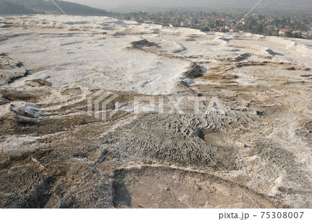 Calcium travertines of Pamukkale, Turkey. Calcium travertines of Pamukkale, Turkey. 75308007